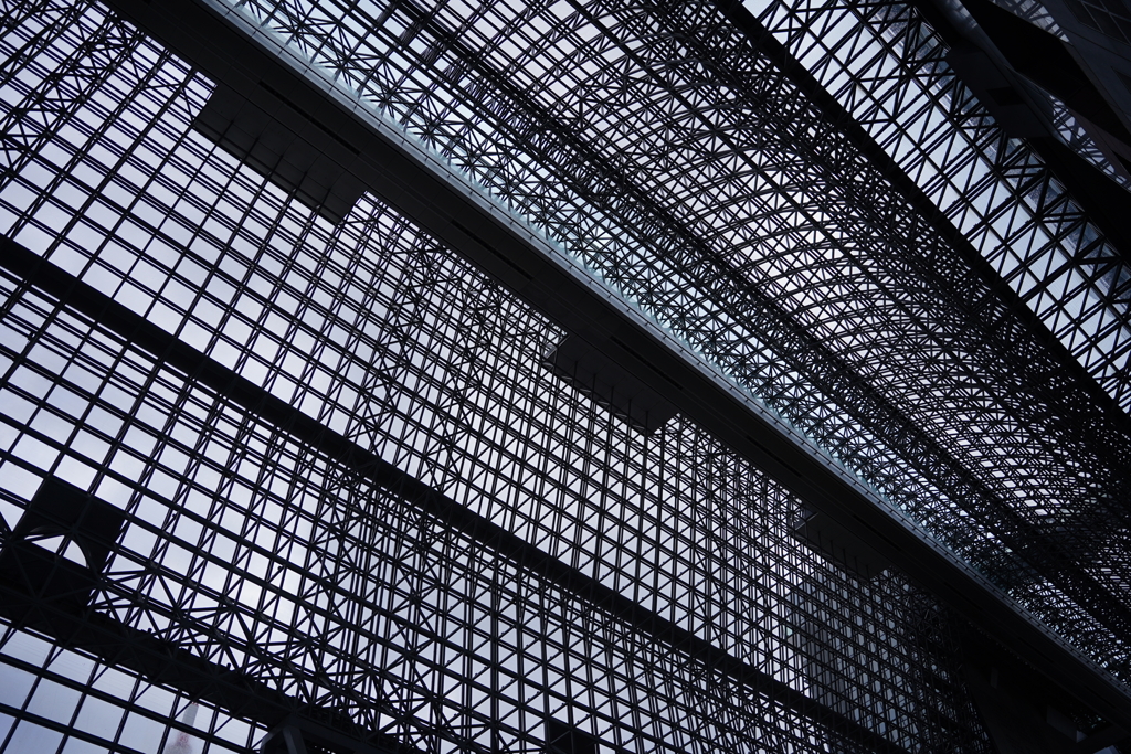 幾何学模様の空