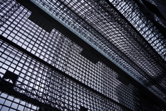 幾何学模様の空