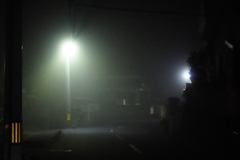 霧にむせぶ夜