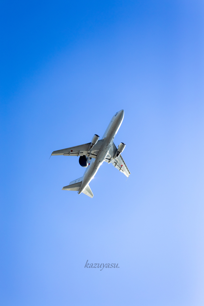 （低く飛んでたE-767）