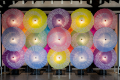 （和傘アート）