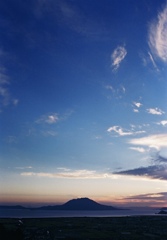 桜島と空