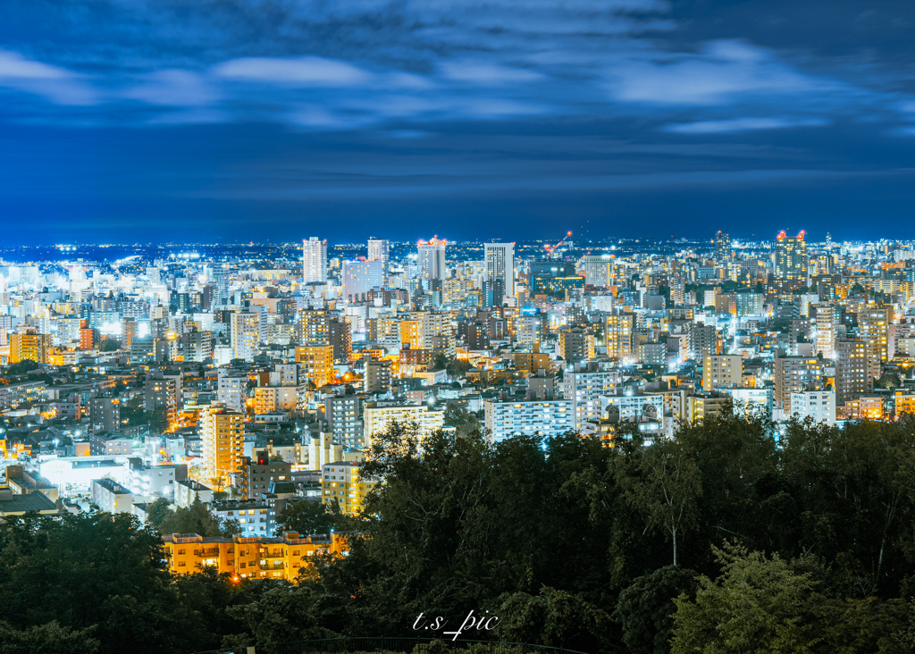 札幌の夜景