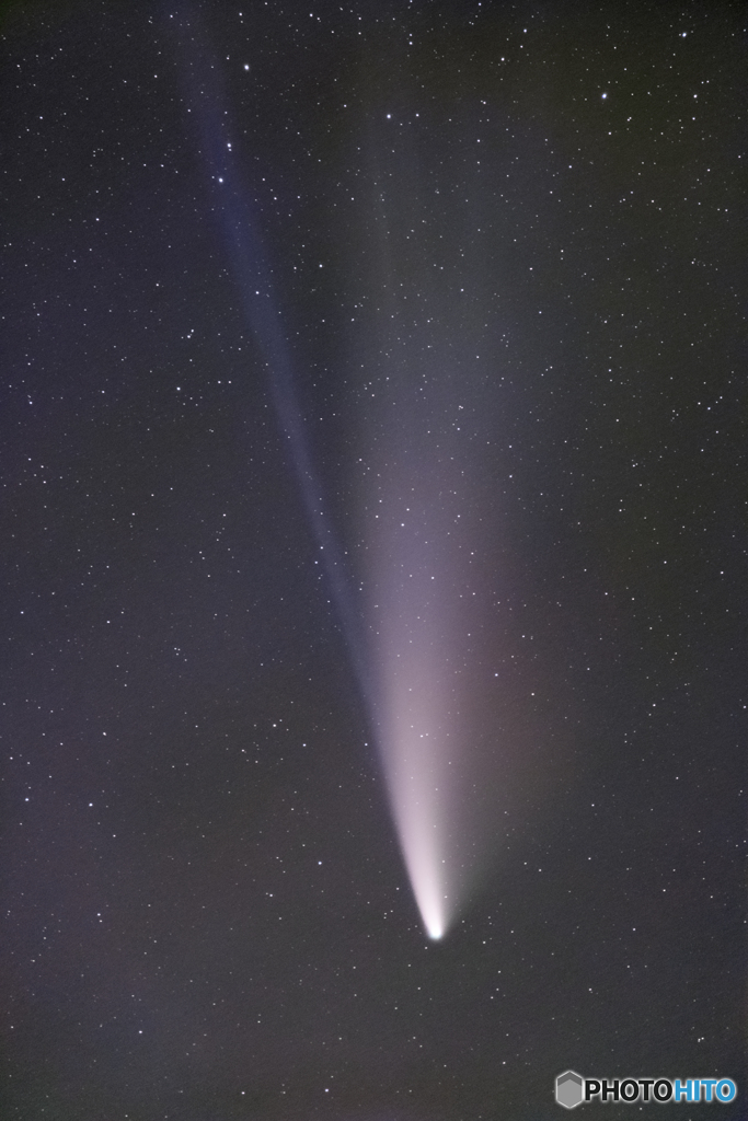 7月17日のネオワイズ彗星