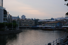 少し夕焼け