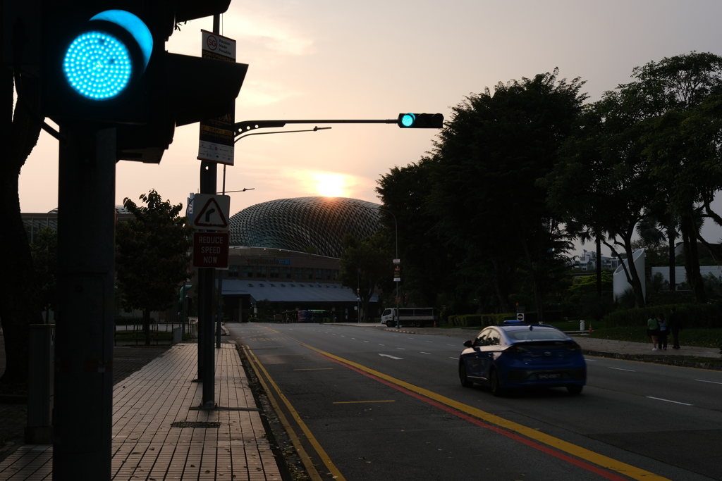 エスプラネードの夕暮れ