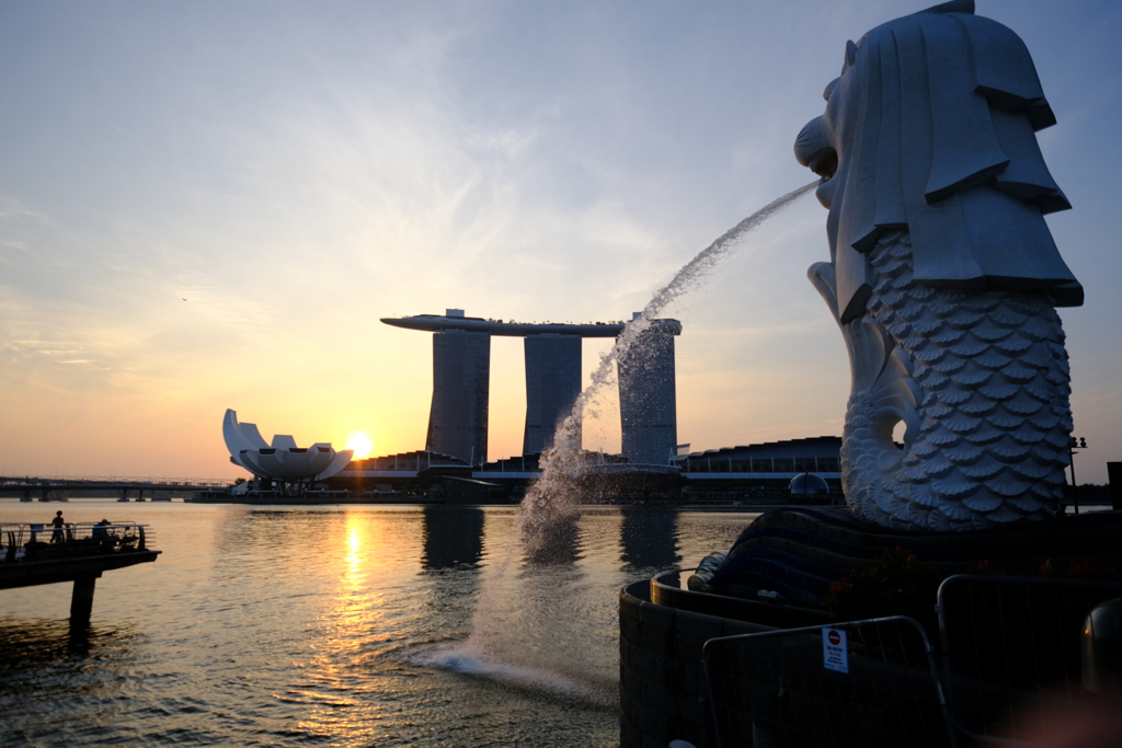 Merlion and Sunrise