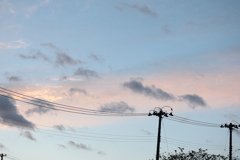 朝方の空