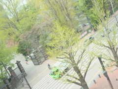 お店の窓からの景色は・・♡
