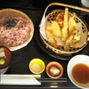 桜のお蕎麦と季節のてんぷら