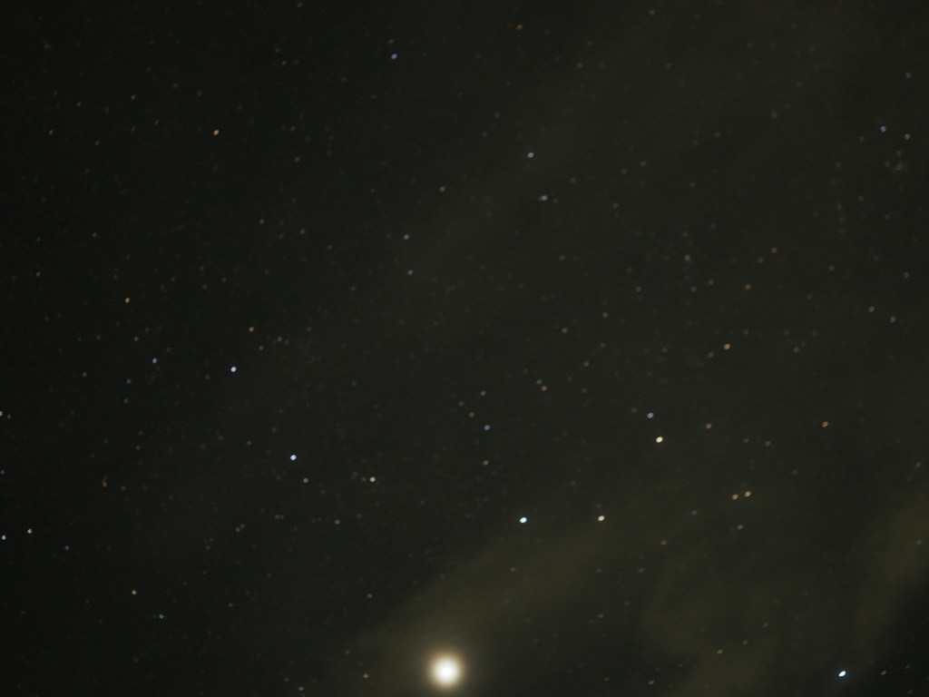 星空初撮影