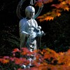 紅葉とお地蔵さん