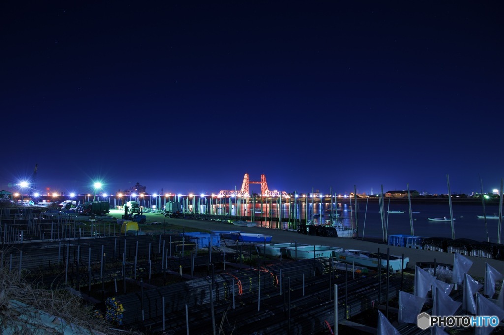 昇開橋の夜