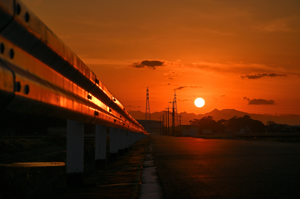 沈みゆく太陽