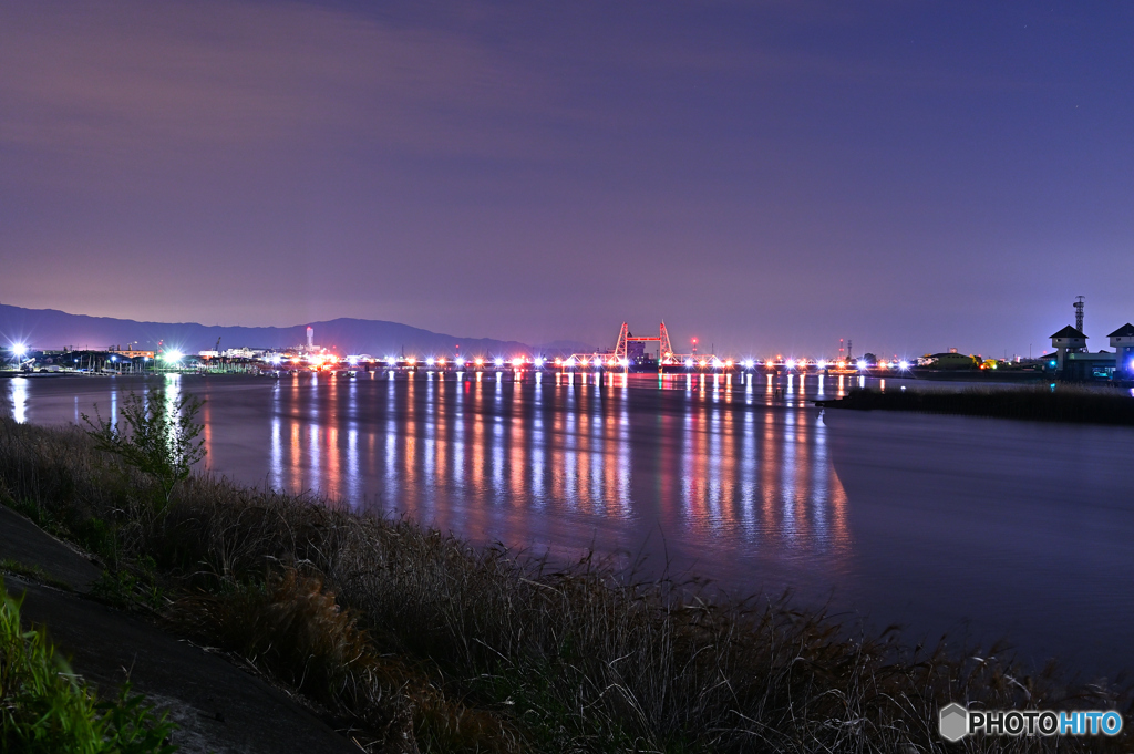 昇開橋の夜