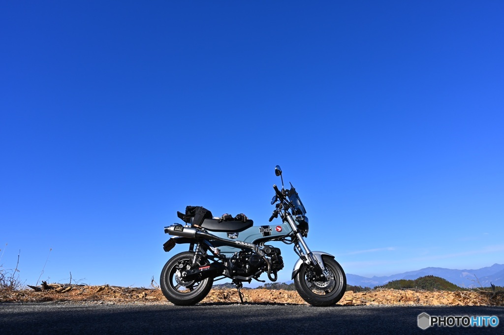 ブルーバイクとブルースカイ