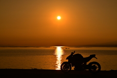 有明海の夕暮れ時 有明海の夕暮れ時