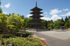 定義如来 西方寺 五重塔