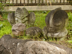 斬新な石像
