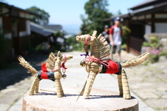 木曽馬籠宿　出世馬