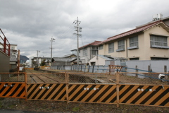 廃線の名鉄谷汲線を歩く　黒野北口駅