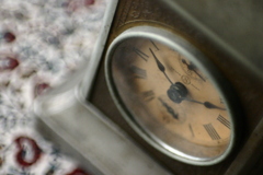 アンティーク　オルゴール時計