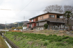 廃線の名鉄谷汲線を歩く　赤石駅