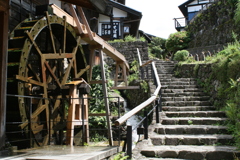 木曽馬籠宿　水車
