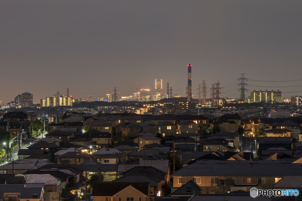 HDR合成した夜景