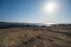 ソレイユの丘：海岸にて