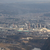 山頂から見るパルプ工場