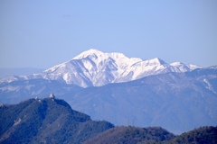 雪の伊吹山