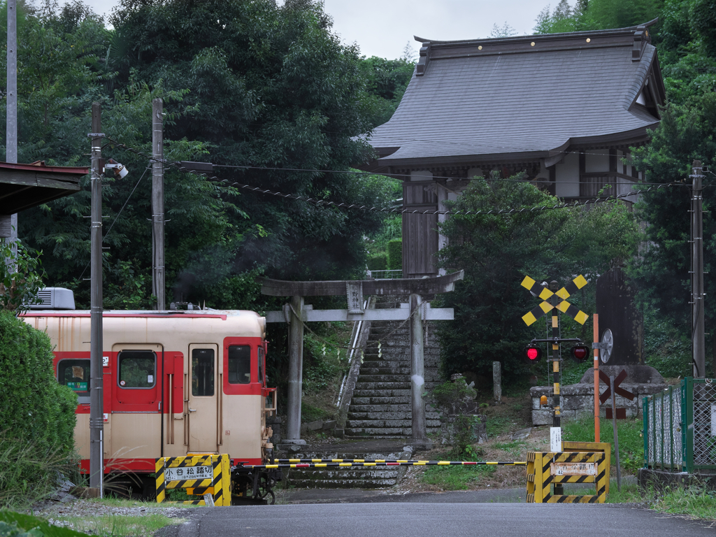 町の社と長く愛された汽車