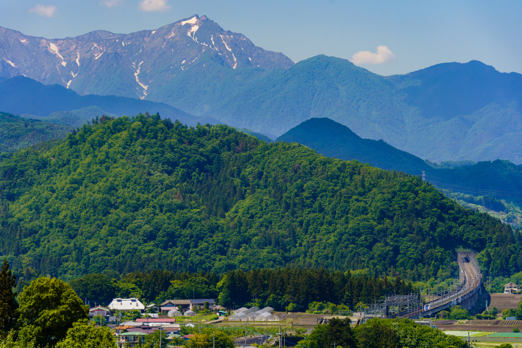 初夏真っ只中の上毛高原にて