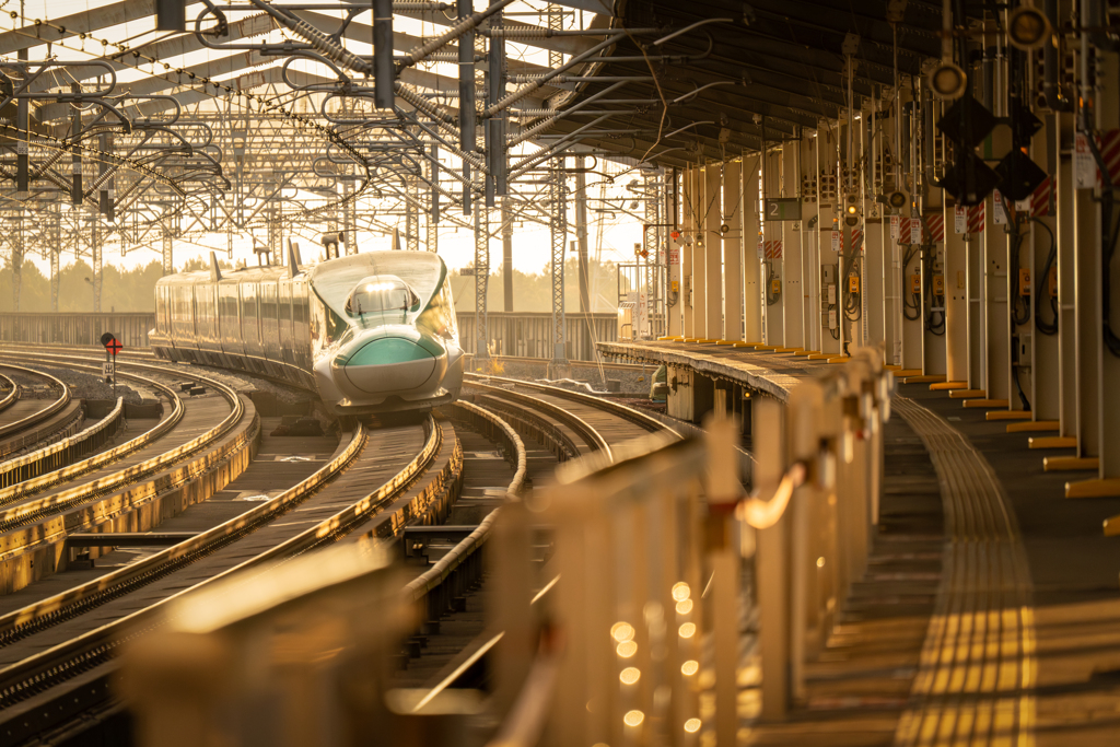 夕方の那須塩原駅
