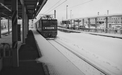 新青森駅 雪降る 景色