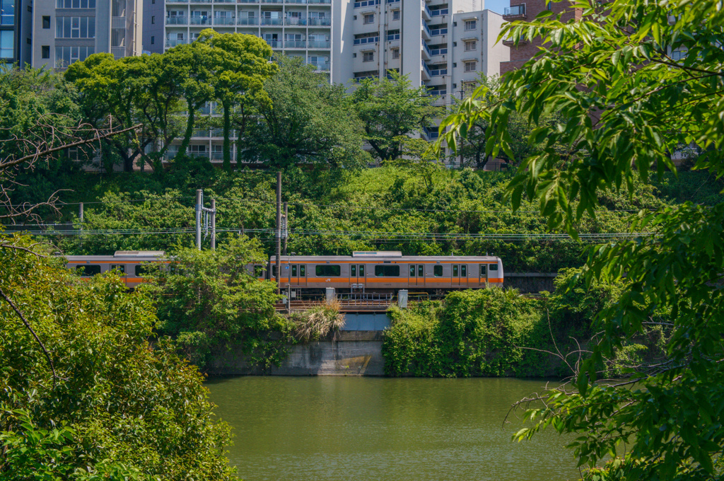 御茶ノ水駅 付近  中央線快速電車