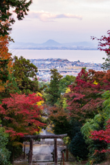 近江富士を望む