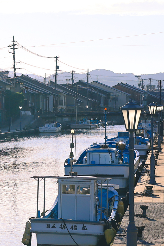 内川の夕暮れ