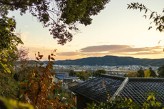 夕暮れ時。