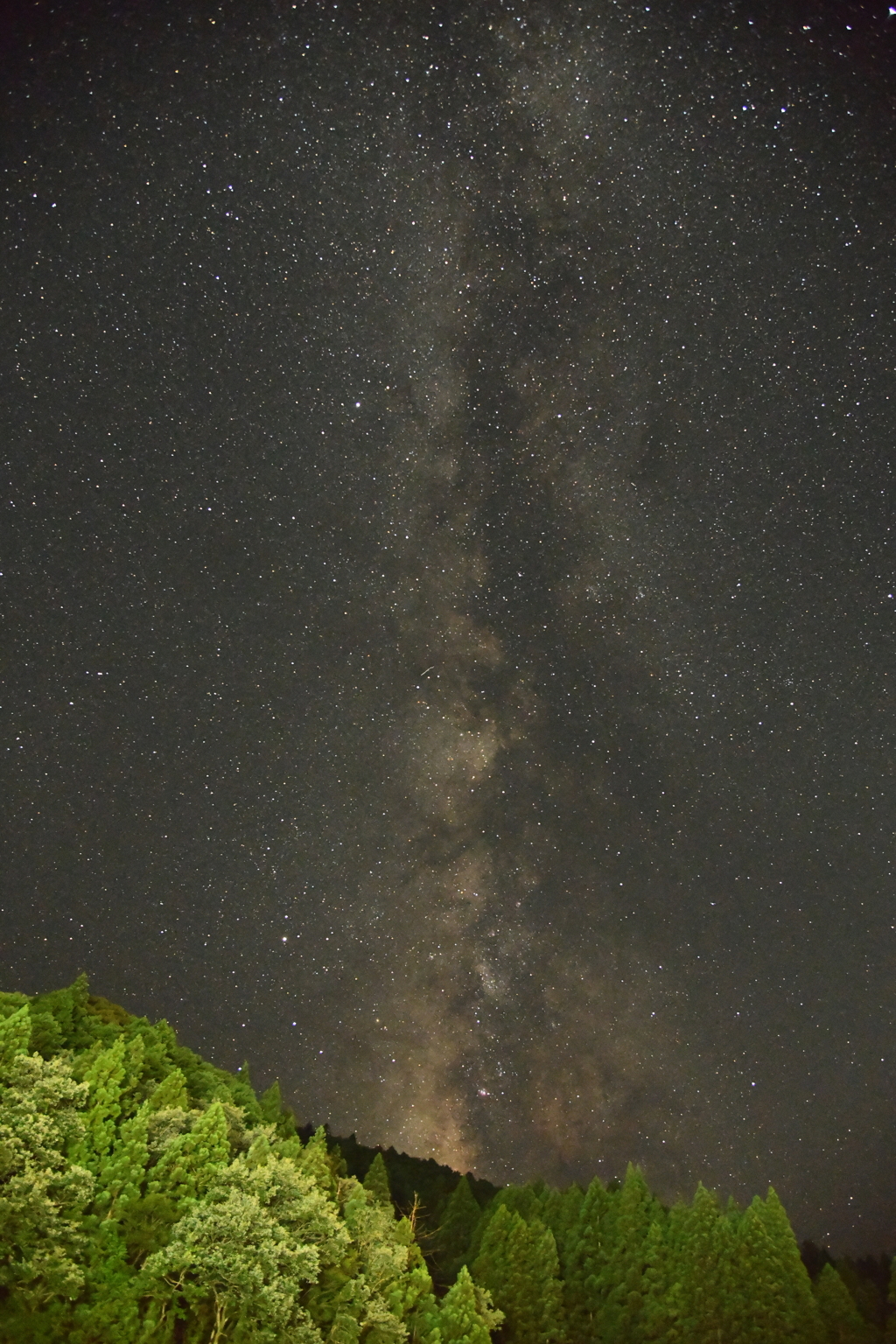 熊野　夏の星空