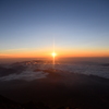 富士山頂　日の出
