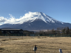 富士山　雲と風
