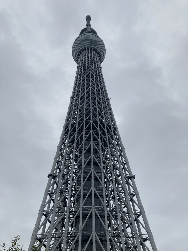 曇りの東京スカイツリー