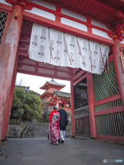 二人でお参り