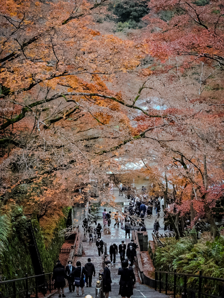 清水寺にて