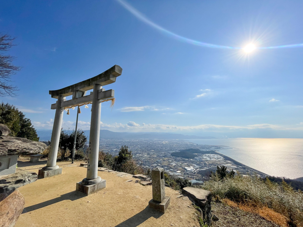 高屋神社の天空の鳥居⛩