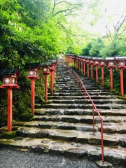 雨上がりの貴船