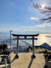 高屋神社の天空の鳥居