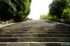 参拝までにえづく大石階段　京都知恩院　